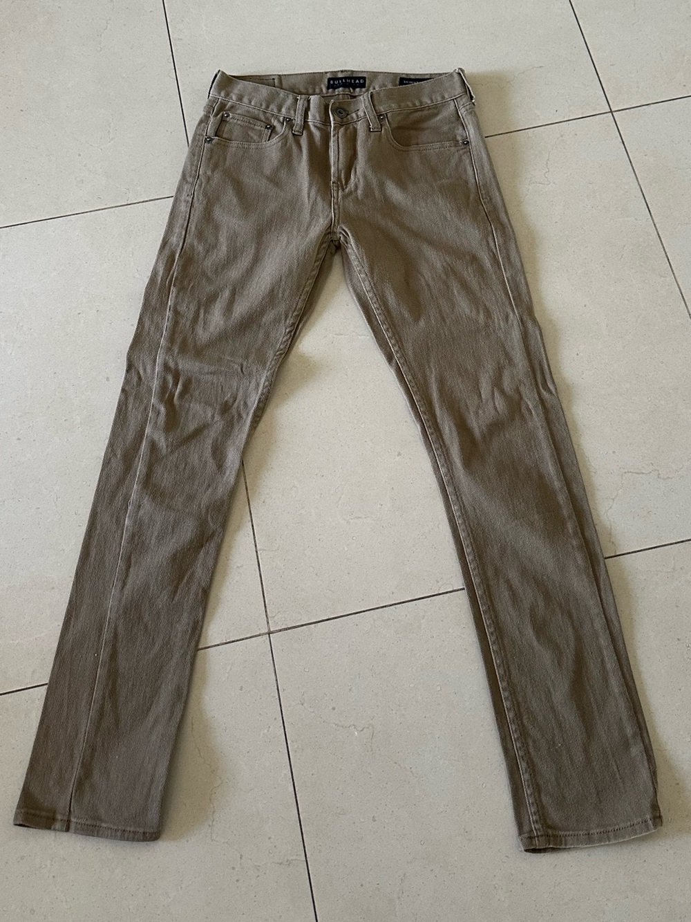 Skinny Men’s Jeans in Taupe